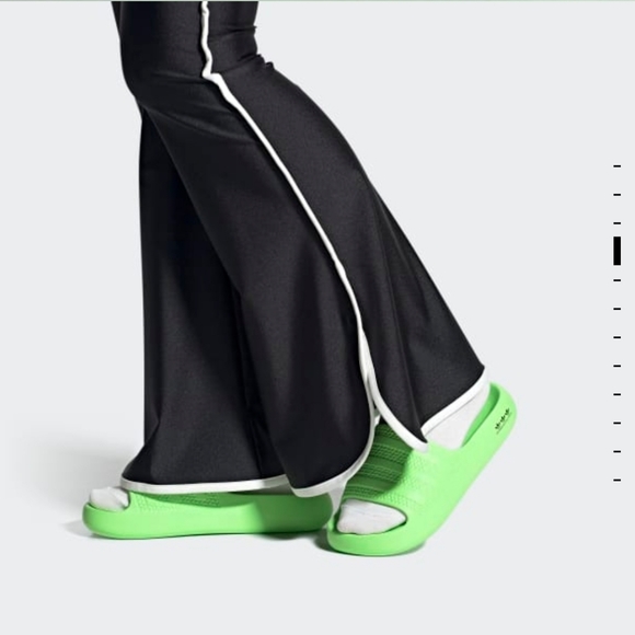 Adidas Adilette Ayoon Slides (Solar/ Green) - Picture 10 of 17